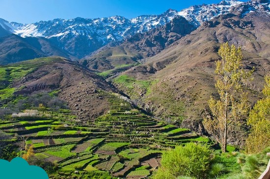 Scenic hiking trail in Azzaden Valley – Atlas Mountains Hikes