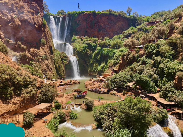 Beginner Hiking Trails in Morocco at Ouzoud Waterfalls easy walking loop