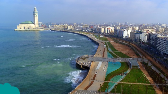 Casablanca Corniche waterfront – things to do in Casablanca