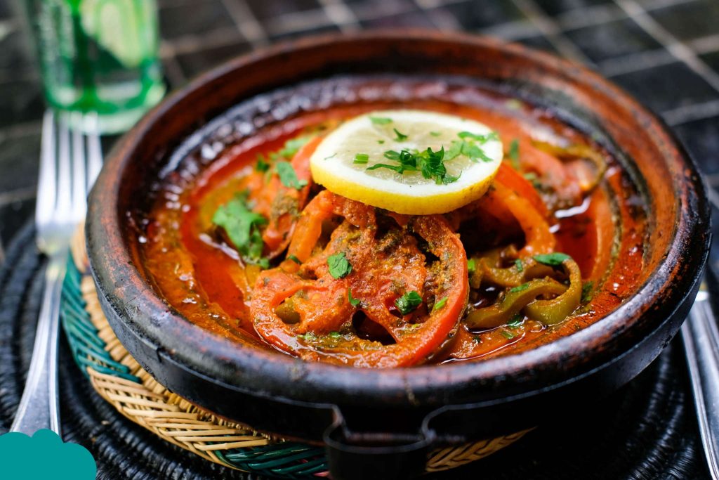 Traditional Moroccan dishes for Christmas in Marrakech