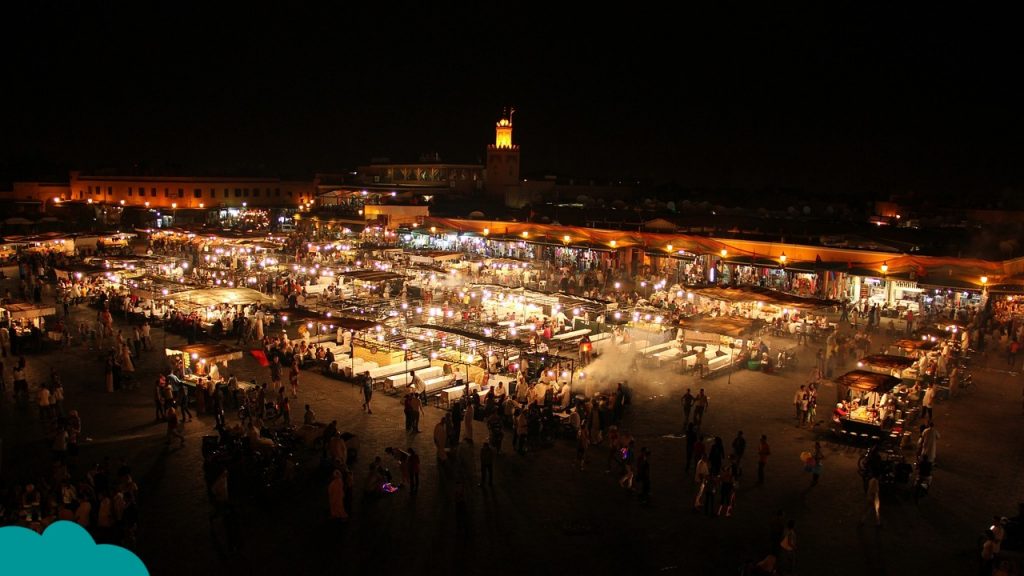 Shopping at Marrakech souks for Christmas in Marrakech