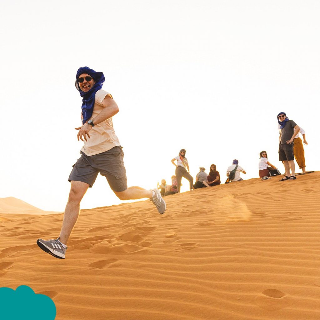 Solo camel ride at sunset in Merzouga Sahara Desert – Solo Travel Morocco