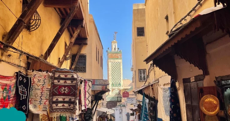 Historic medina of Fes during Morocco December holidays with mild weather and cultural ambiance.