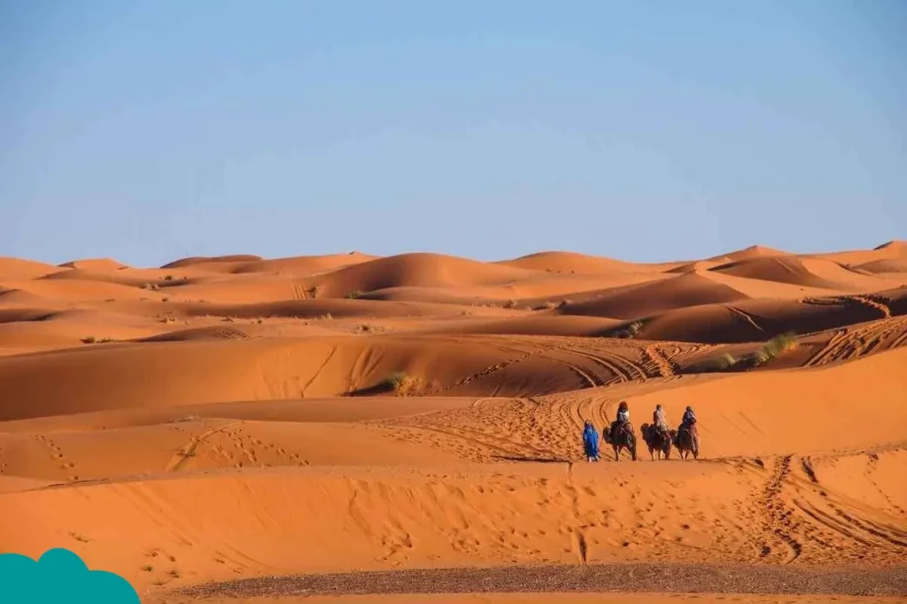 Erg Chebbi desert featured in Morocco Road Trip Planning Tips guide