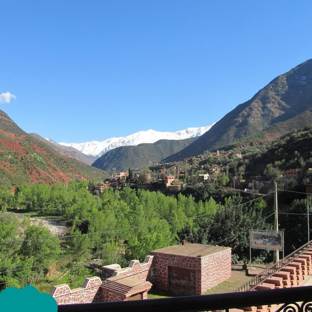 Hiker enjoying trails in Ourika Valley – Atlas Mountains Hikes