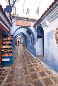 Chefchaouen blue streets – one of the top places to visit in Morocco