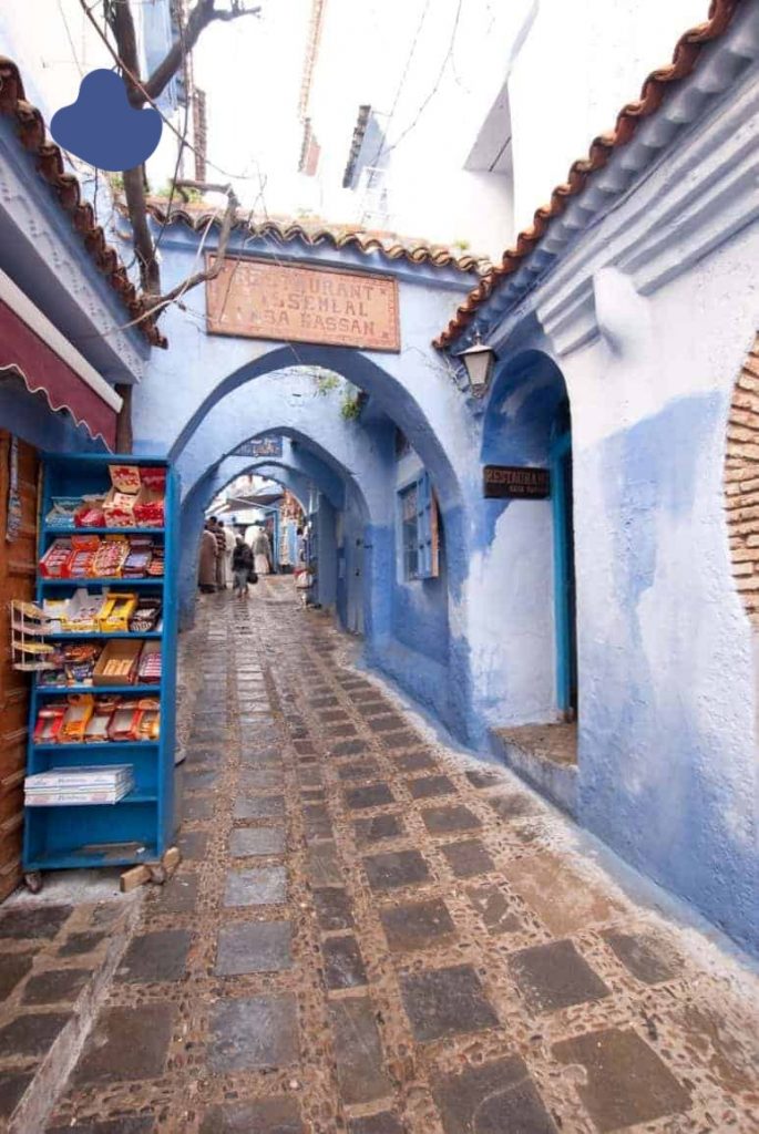 Chefchaouen blue streets – one of the top places to visit in Morocco