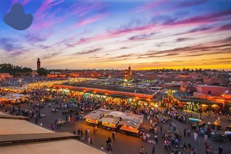 Jemaa el-Fnaa square in Marrakech – a must-see in the top places to visit in Morocco