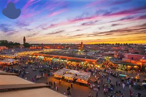 Jemaa el-Fnaa square in Marrakech – a must-see in the top places to visit in Morocco