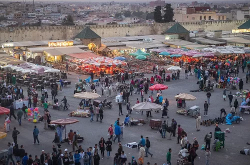 El-Hedim-Platz, Meknes, Marokko